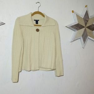 💎3/$12 SML Sport zig zag weave cardigan M